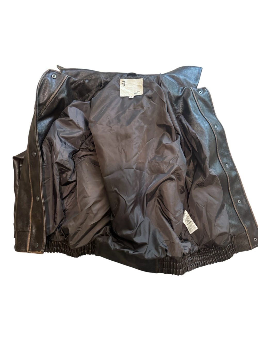 Anthropologie Reagan Faux Leather Bomber by Pilcro - Picture 9 of 12